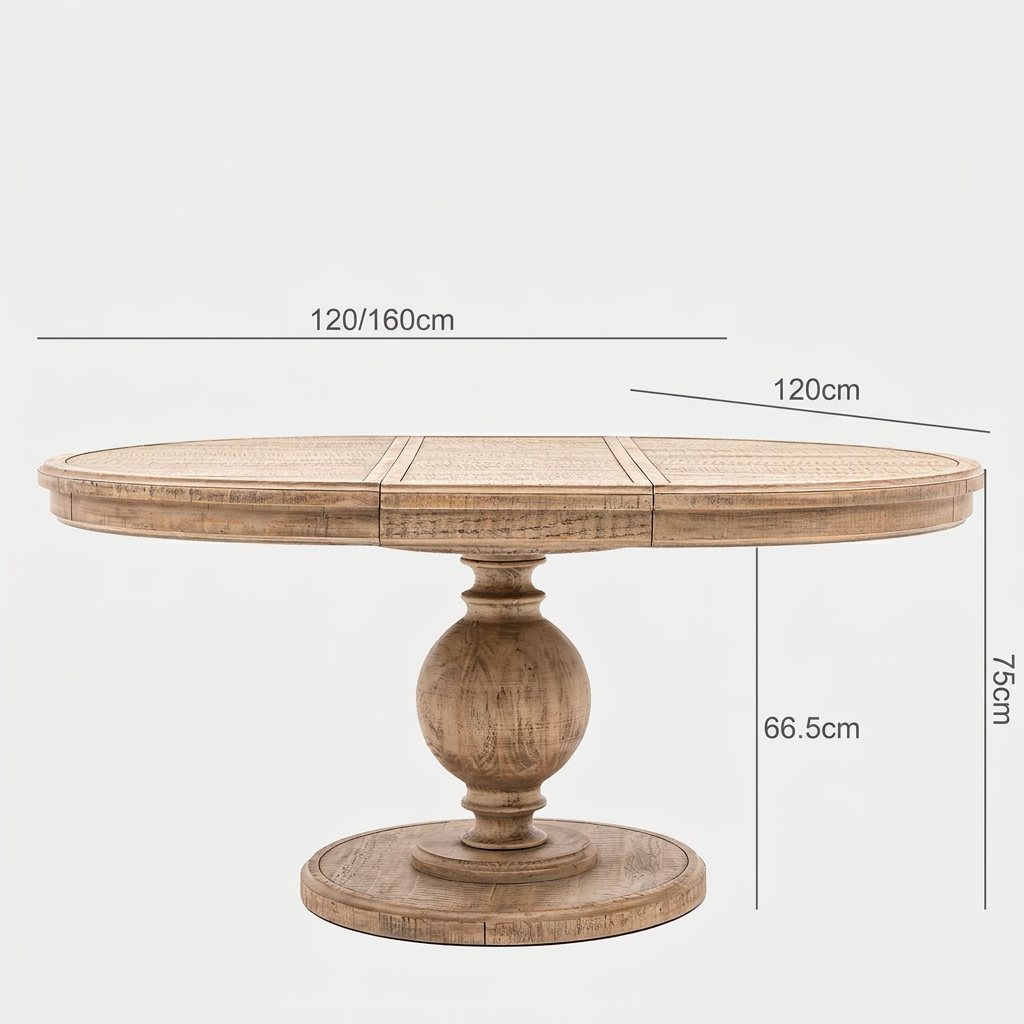 Vermont - Round Extending Dining Table