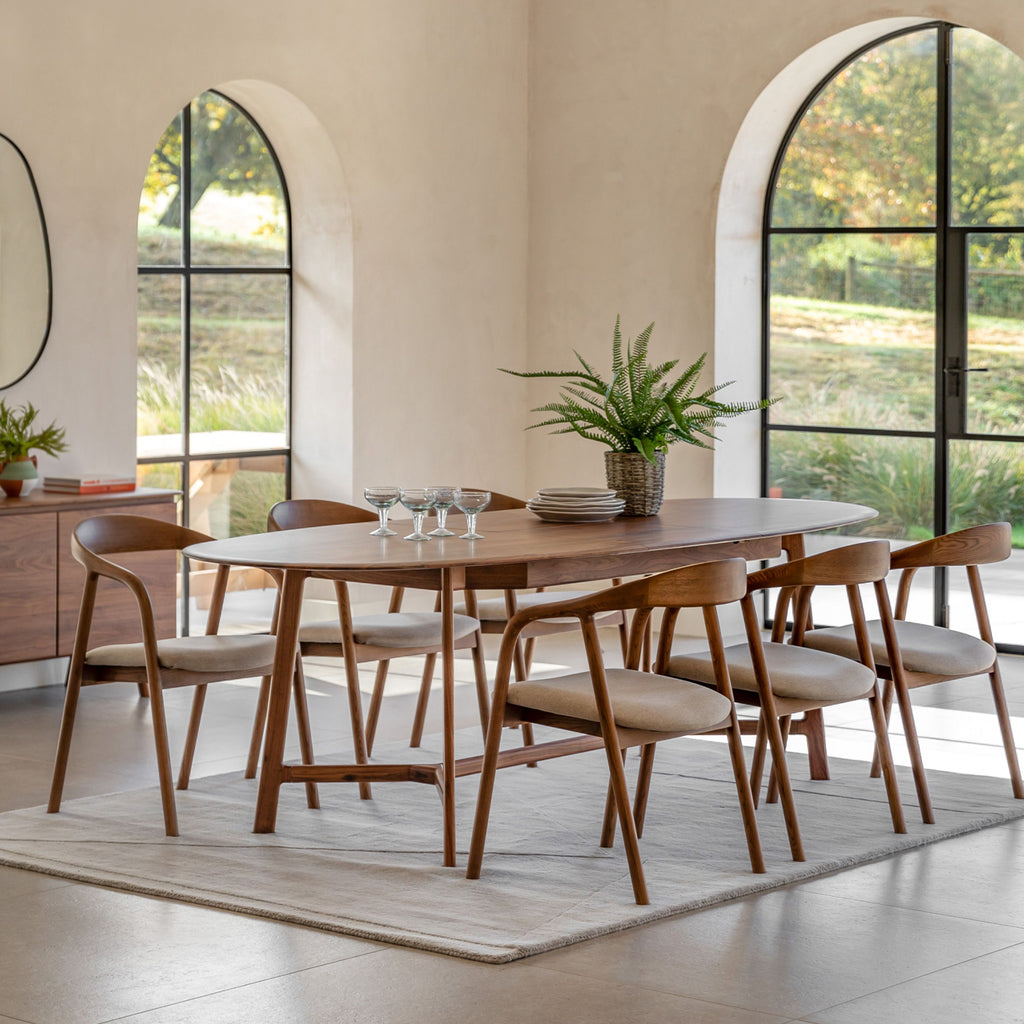 Bergen Extending Dining Table - Walnut