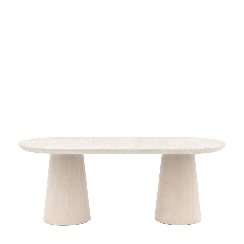 Bowery Dining Table - Travertine Style