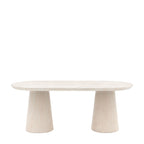 Bowery Dining Table - Travertine Style