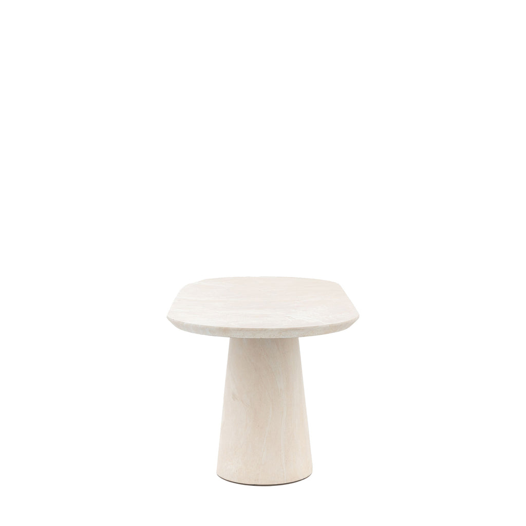 Bowery Dining Table - Travertine Style