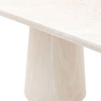 Bowery Dining Table - Travertine Style