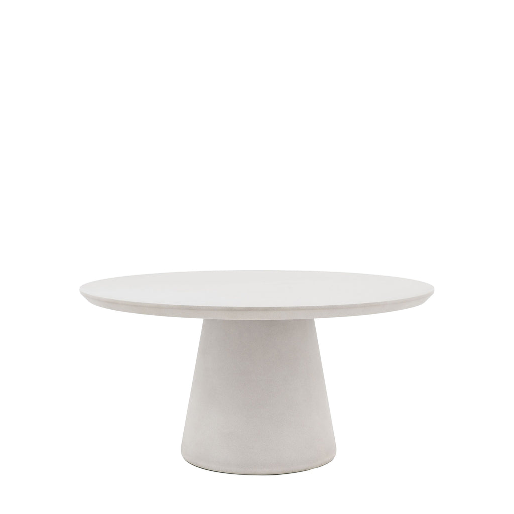 Bowery Round Dining Table - White