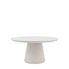 Bowery Round Dining Table - White