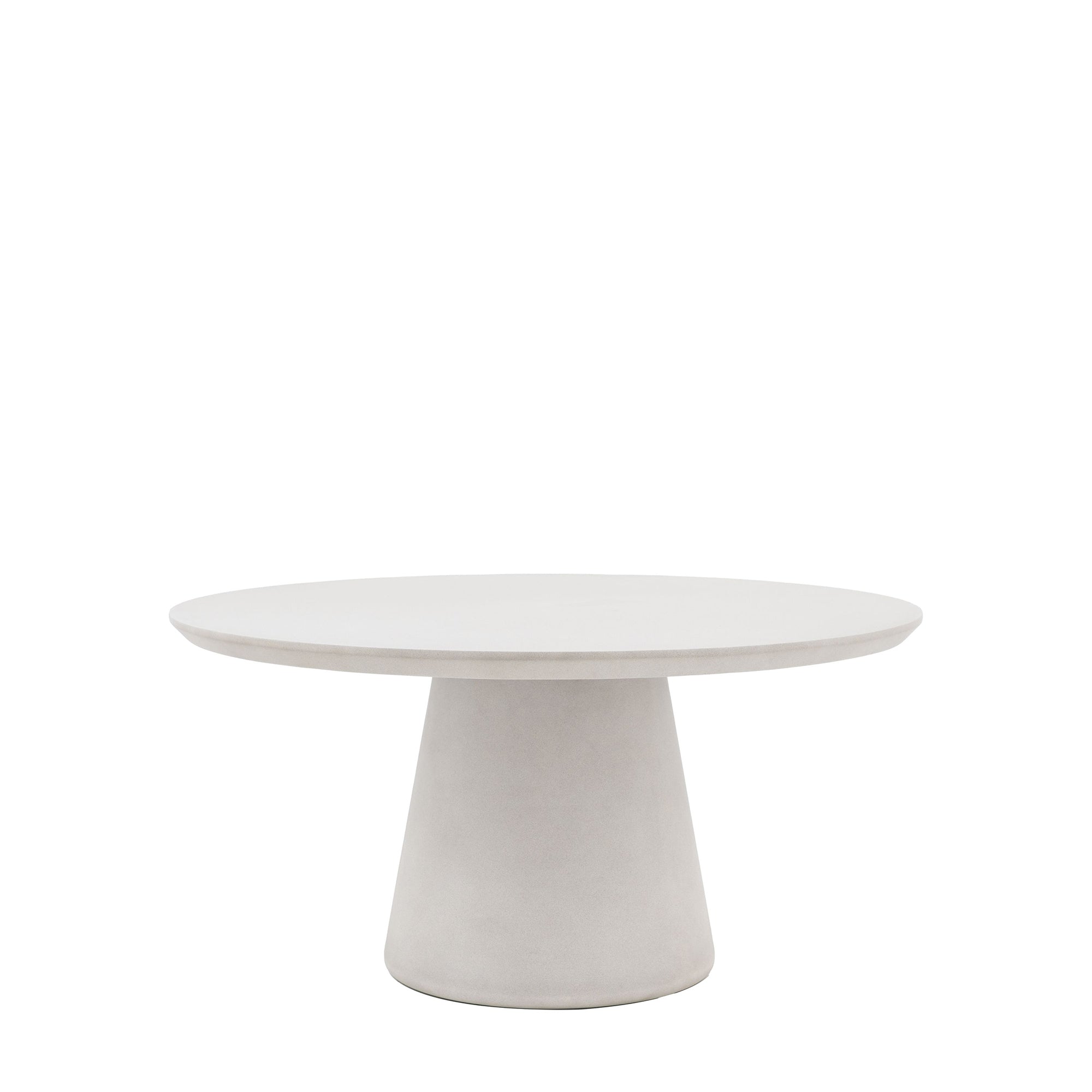 Bowery Round Dining Table - White