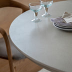 Bowery Round Dining Table - White