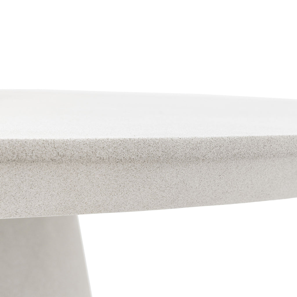 Bowery Round Dining Table - White