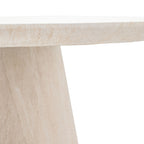 Bowery Round Dining Table - Travertine Style