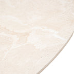 Bowery Round Dining Table - Travertine Style
