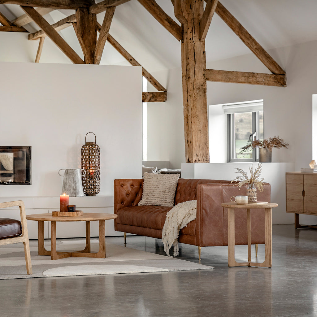 Torin Sofa:- Antique Brown