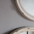 Round Window Mirror - Earth