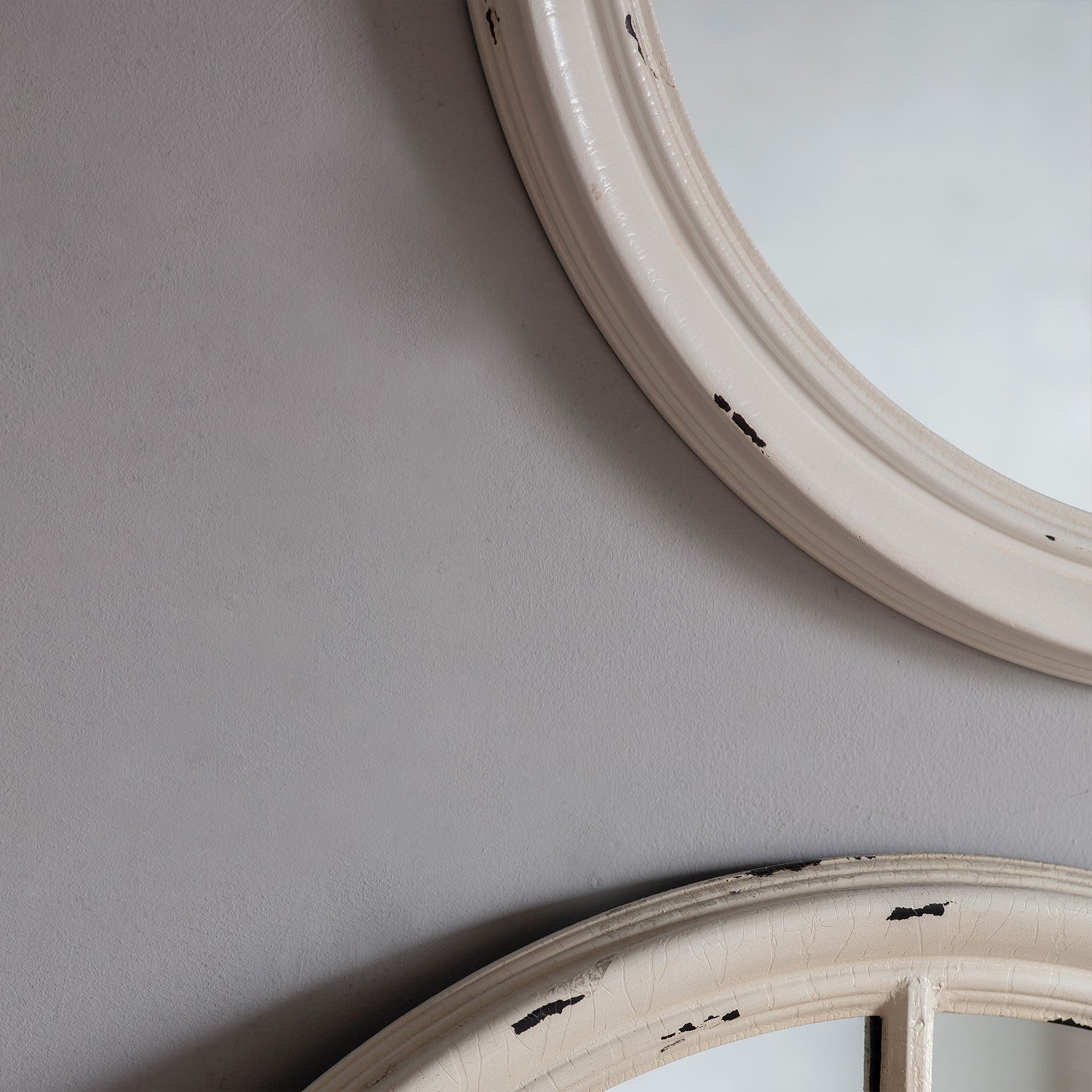 Round Window Mirror - Earth