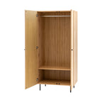 Ansel 2 Door Wardrobe - Natural