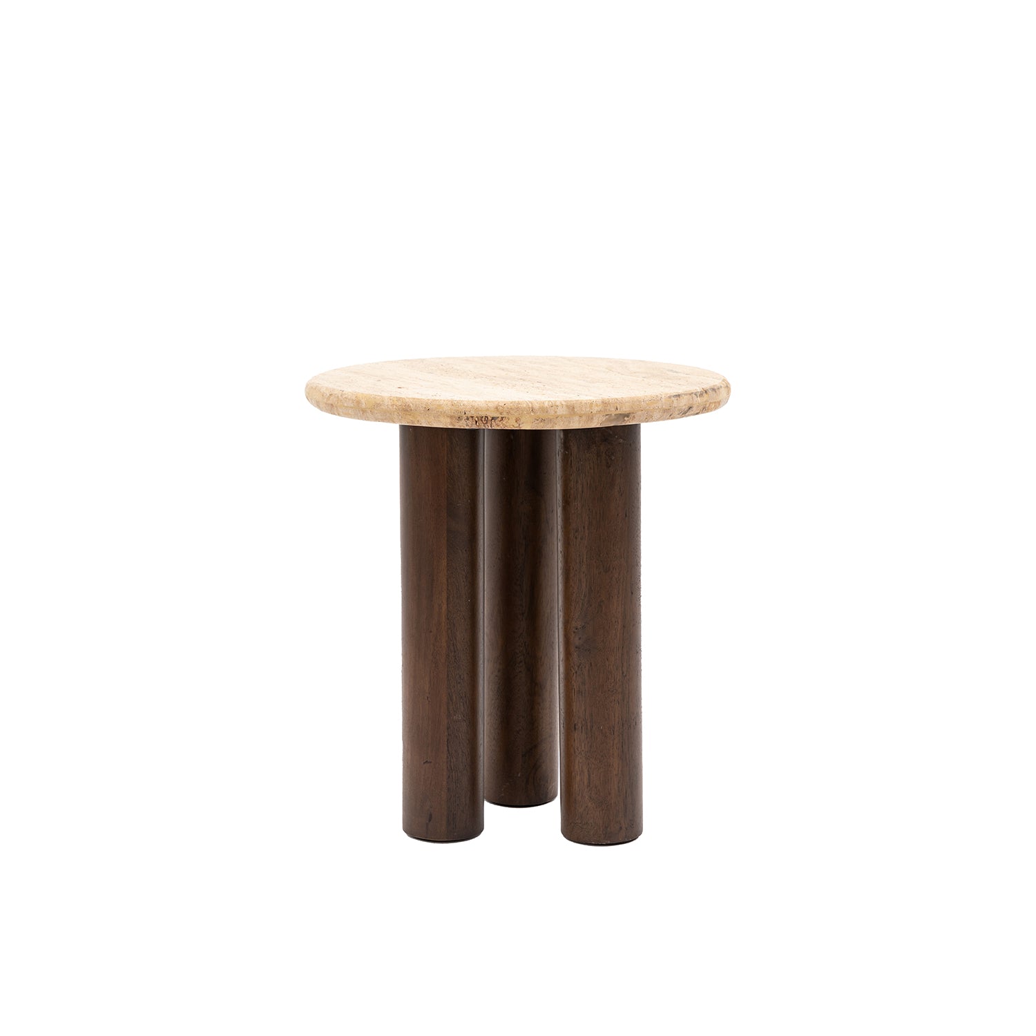 Quincy Side Table:- Dark Wood
