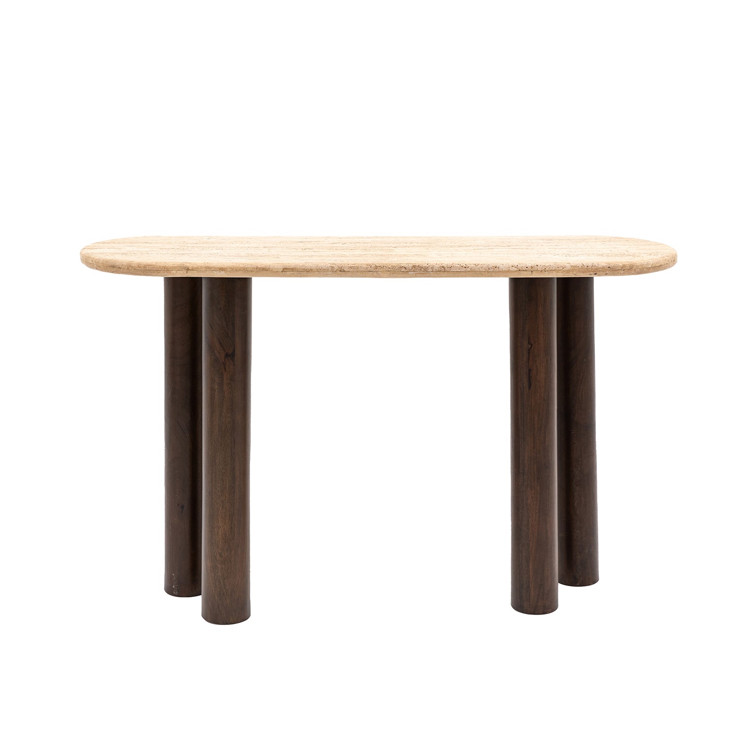 Quincy Console Table:- Dark Wood