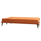 Dawson Sofa Bed - Burnt Orange Velvet