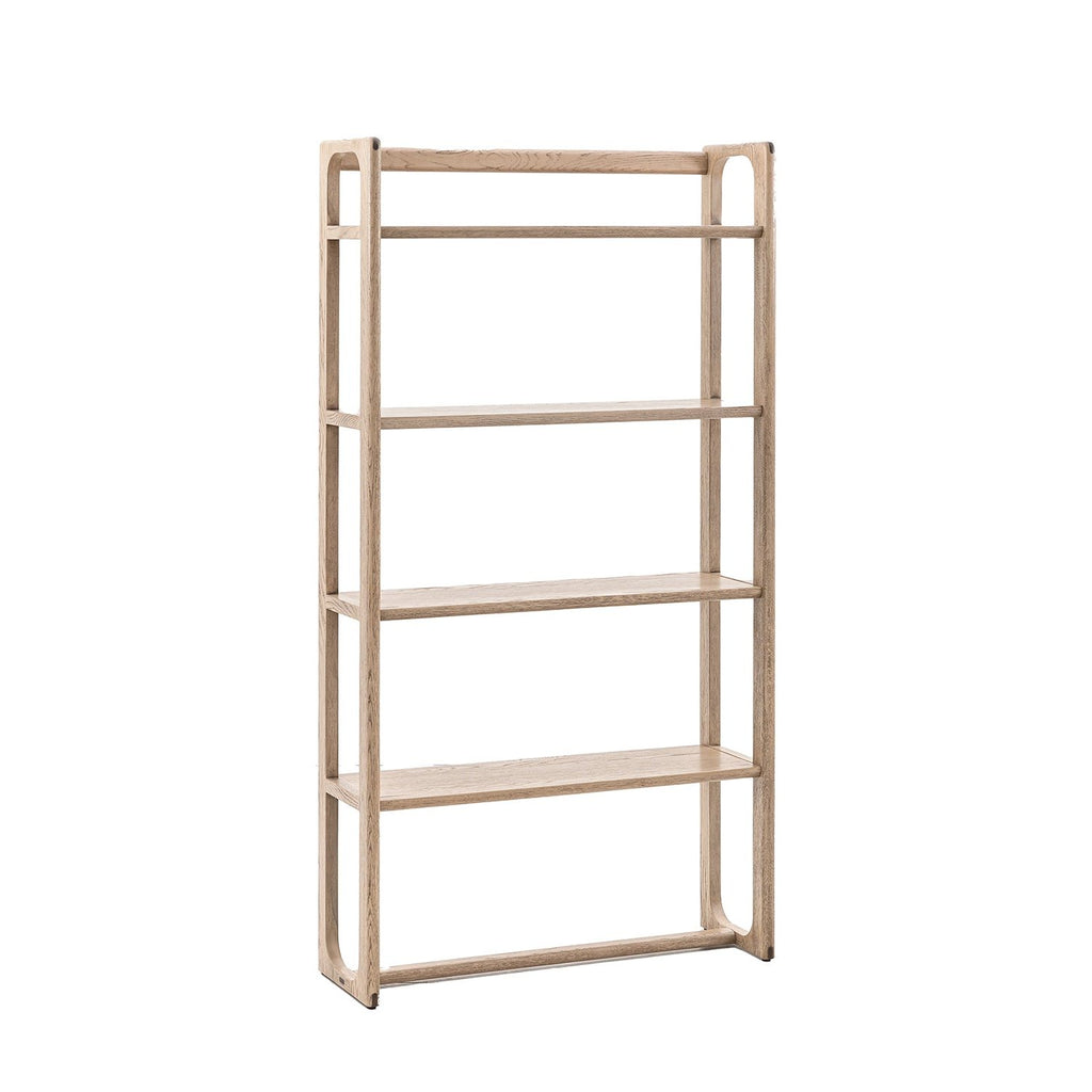 Maurice Smoked Oak Open Display Cabinet