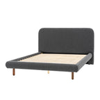 Amia 5ft Kingsize Bed - Charcoal