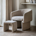 Viktor Armchair:- Cream