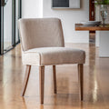 Harris Dining Chair:- Taupe, Set of 2