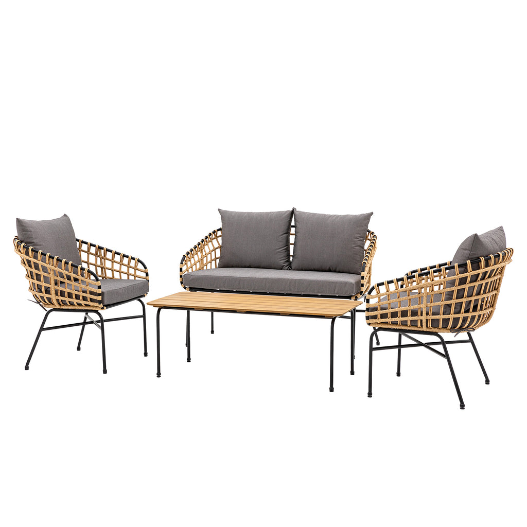 Antigua Lounge Set - Sofa, Chairs & Table
