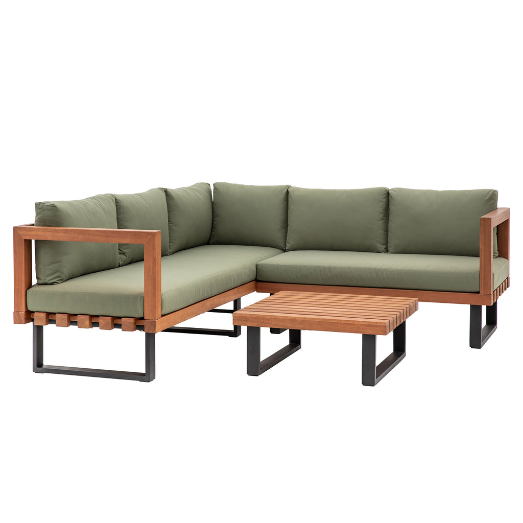 Palermo Corner Sofa & Coffee Table Set