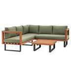Palermo Corner Sofa & Coffee Table Set