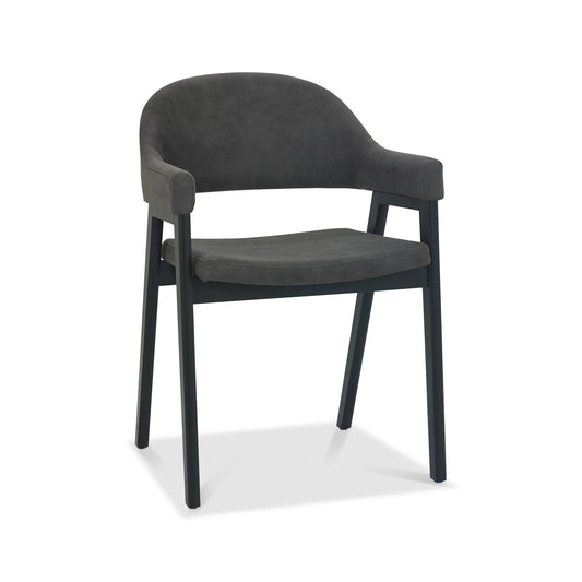 Islington Peppercorn Dining Chair - Dark Grey