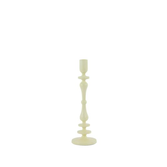 Light Yellow Candle Holder