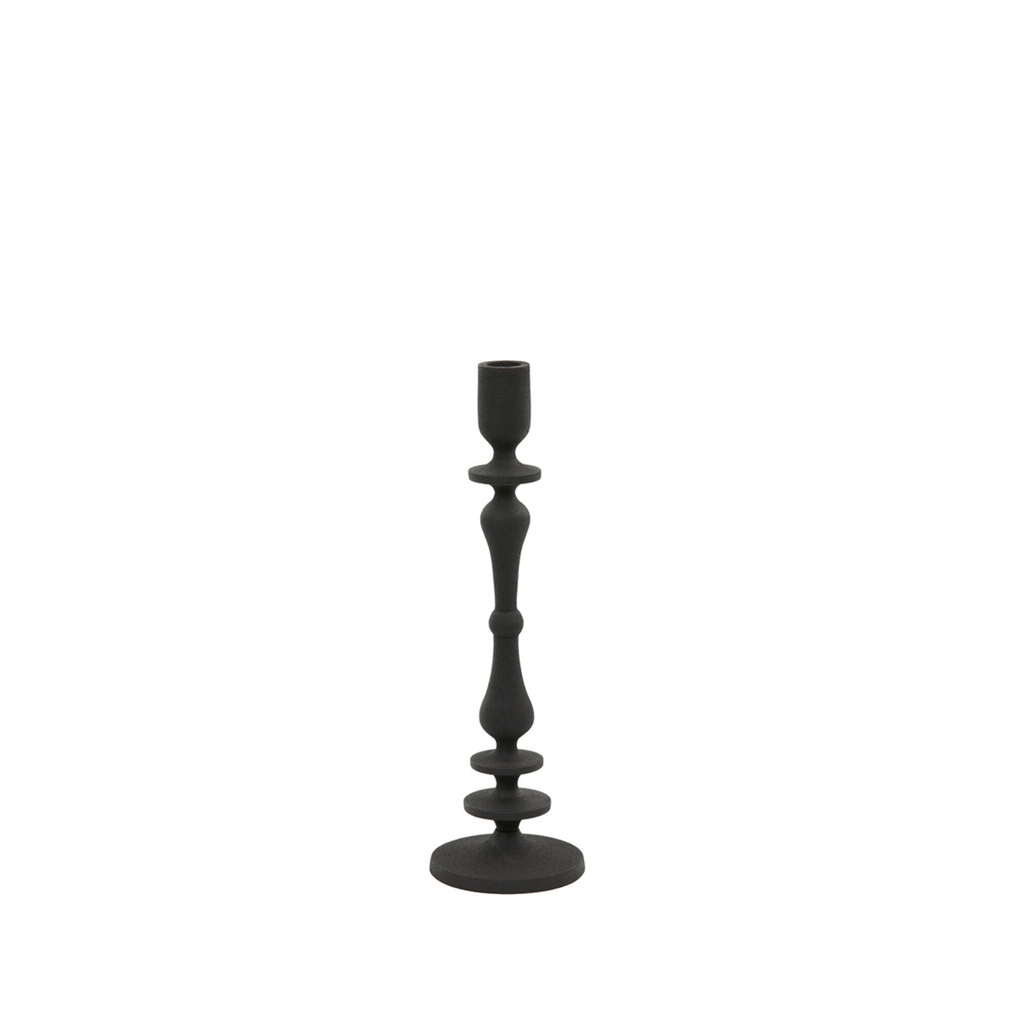 Matt Black Candle Holder