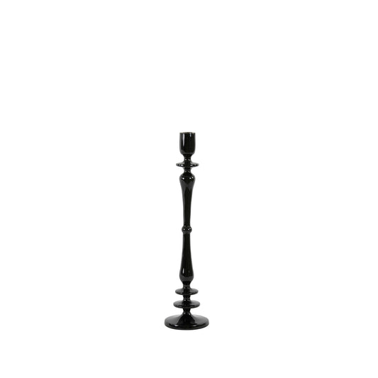 Saint Black Candle Holder At BF Home