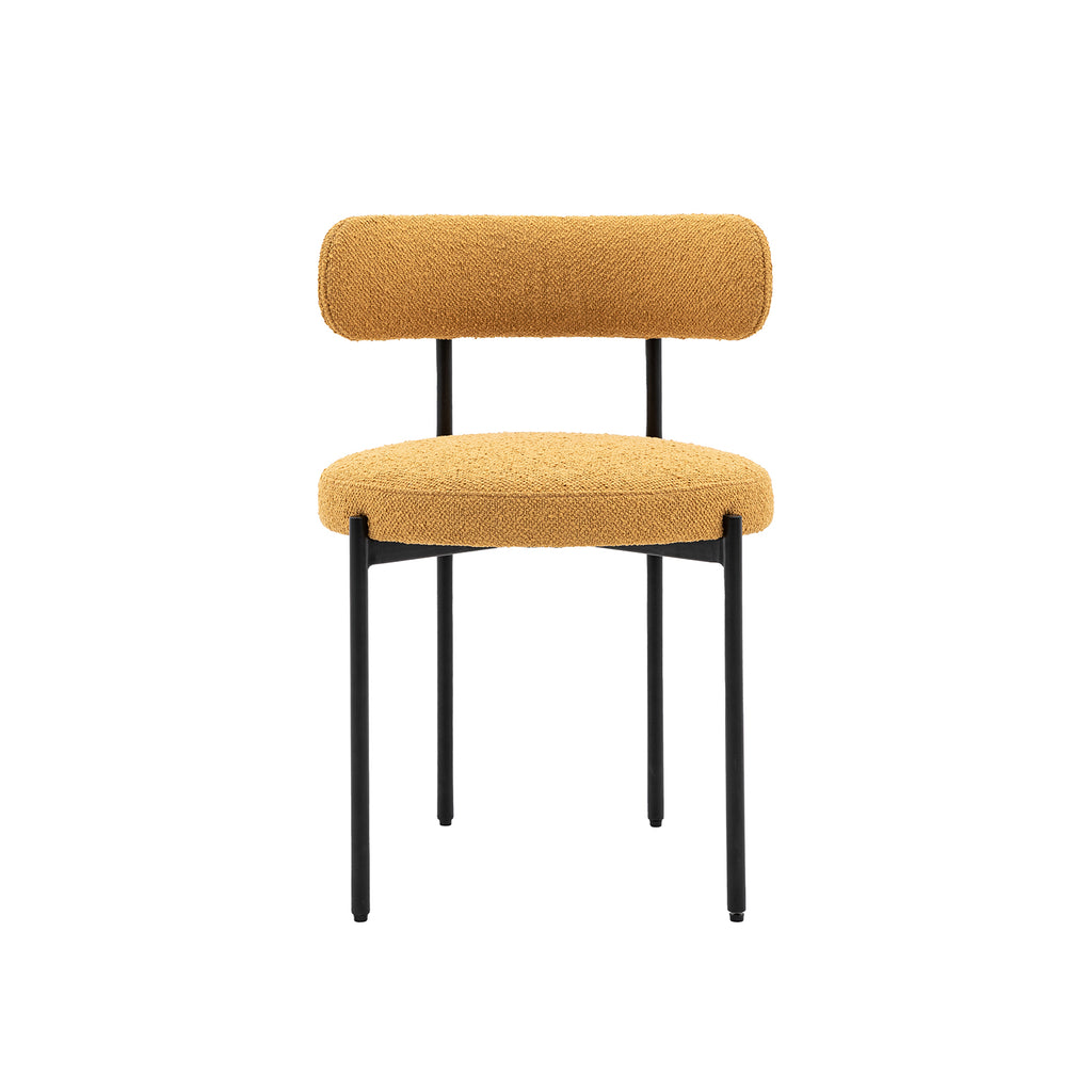 Perla Dining Chair:- Ochre