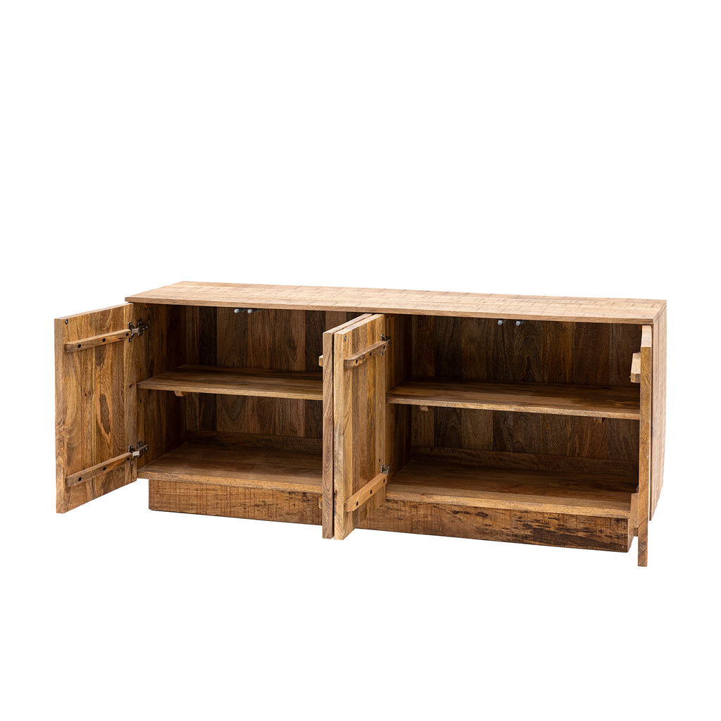 Yves 4 Door Sideboard - Natural