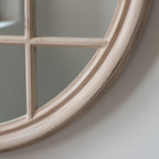 Round Window Mirror - Earth