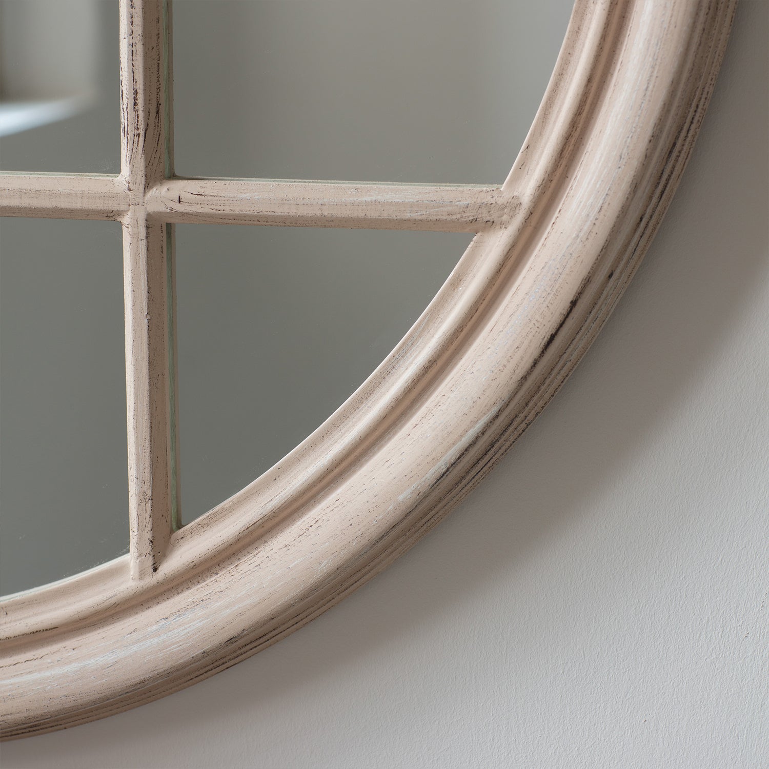 Round Window Mirror - Earth