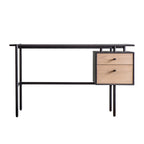 Slade 2 Drawer Desk 1300x:- Natural