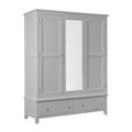 Hambleden Triple Wardrobe - Grey