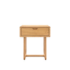 Maurice 1 Drawer Bedside:- Natural