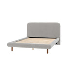 Amia 4ft6 Double Bed - Grey Stone