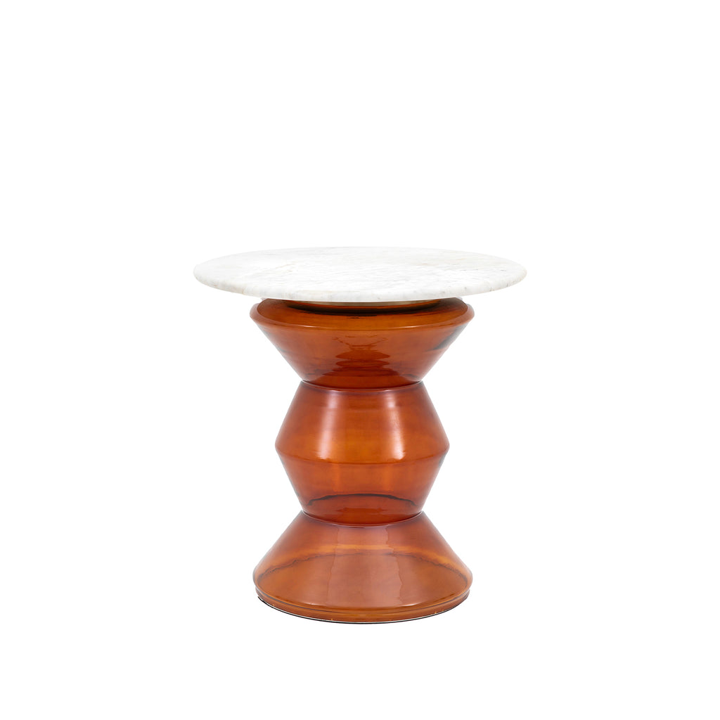 Finnick Side Table:- Orange