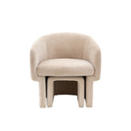 Viktor Armchair:- Cream