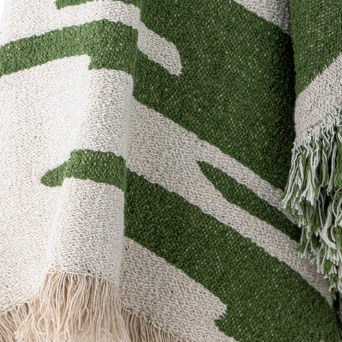 Haxby Recycled Cotton Throw - Green
