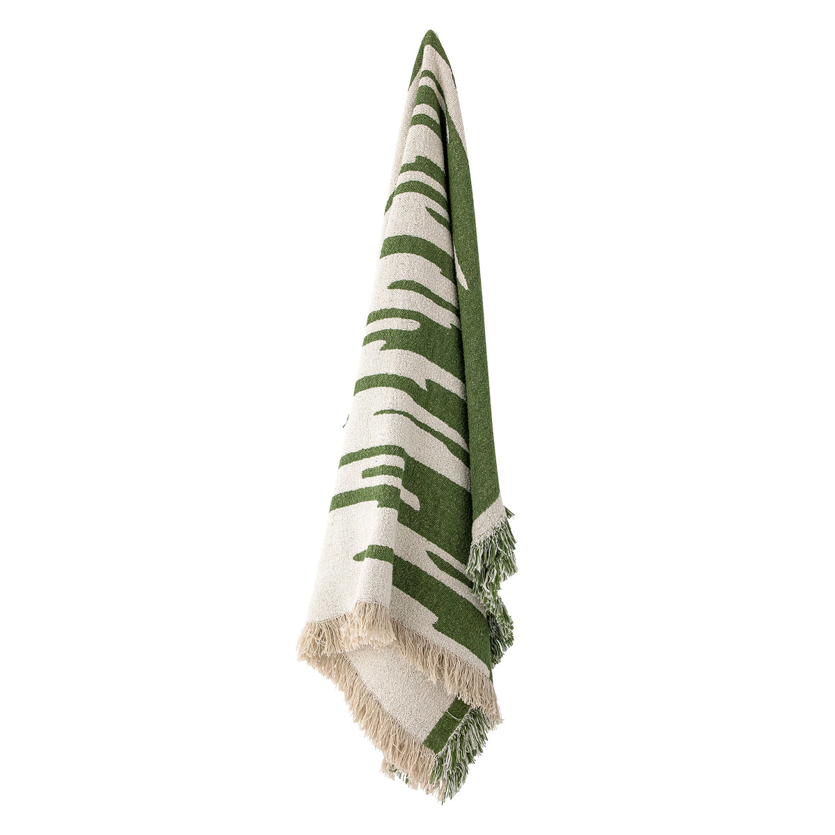Haxby Recycled Cotton Throw - Green