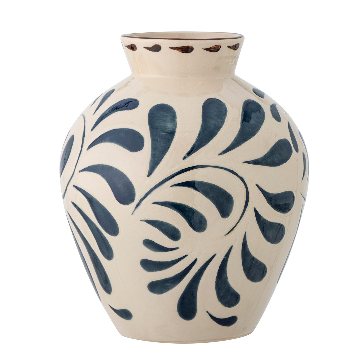 Heikki Stoneware Vase - Blue