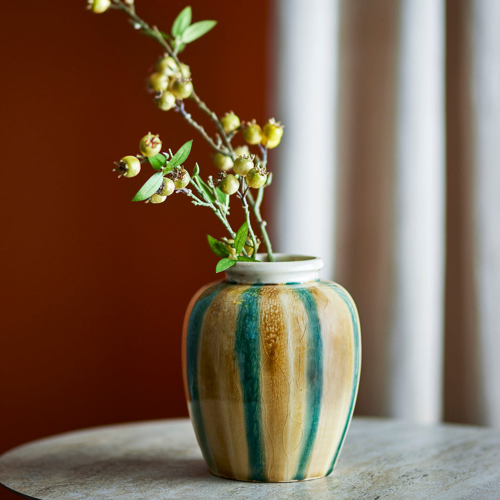 Rahima Stoneware Vase - Multi