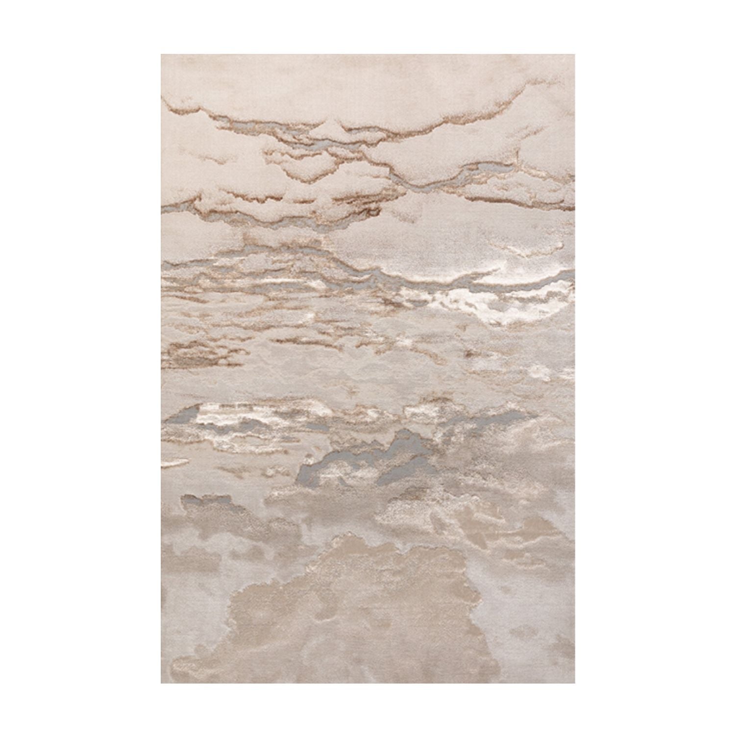 Aurora Floor Rug - Linea Metallic