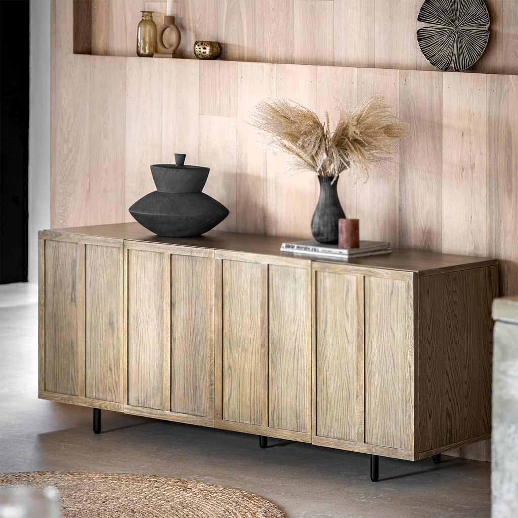 Ingrid 4 Door Sideboard - Smoked