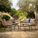 Wicker Style Garden Set