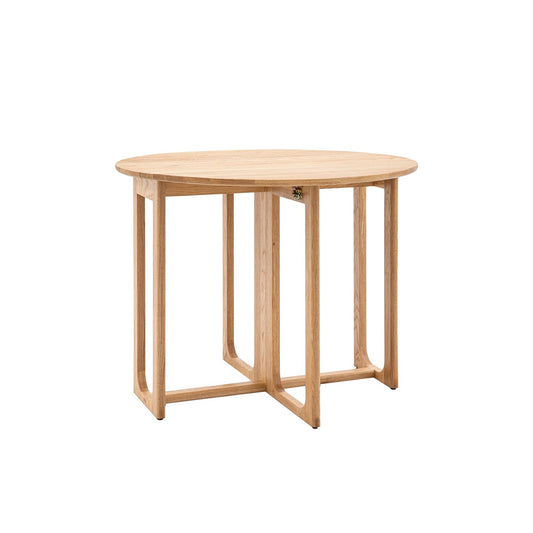 Maurice Folding Dining Table:- 100x75x100cm / Natural