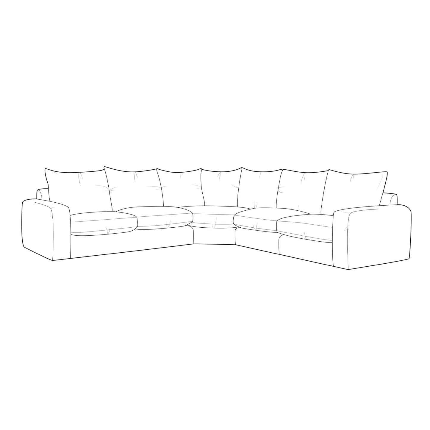 Dora Large Corner Sofa Shop With BF Home 100's Sofas Online